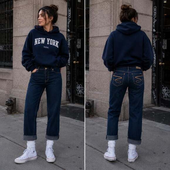 Seven7 Denim - Seven7 Premium Denim Dark Wash Y2K Jeans Size 28